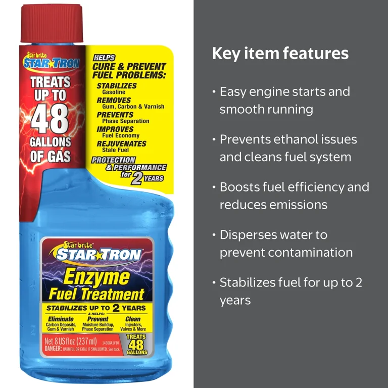 Star brite, Enzyme Fuel Treatment, Small Engine Formula, Gas