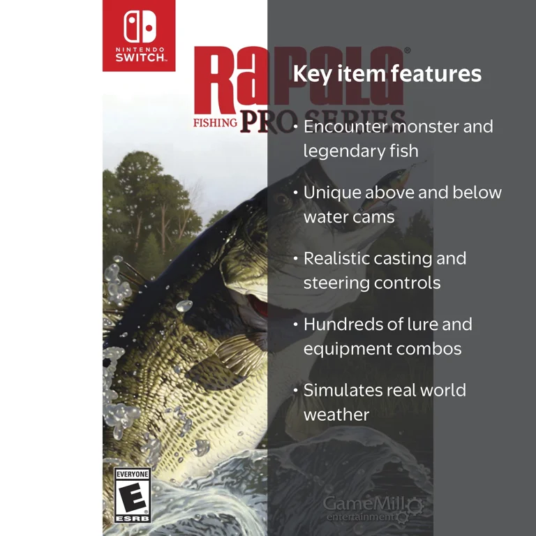 Rapala Pro Series Game Mill Nintendo Switch 856131008015 - Walmart.com Rapala Pro Series Game Mill Nintendo Switch 856131008015 - Walmart.com