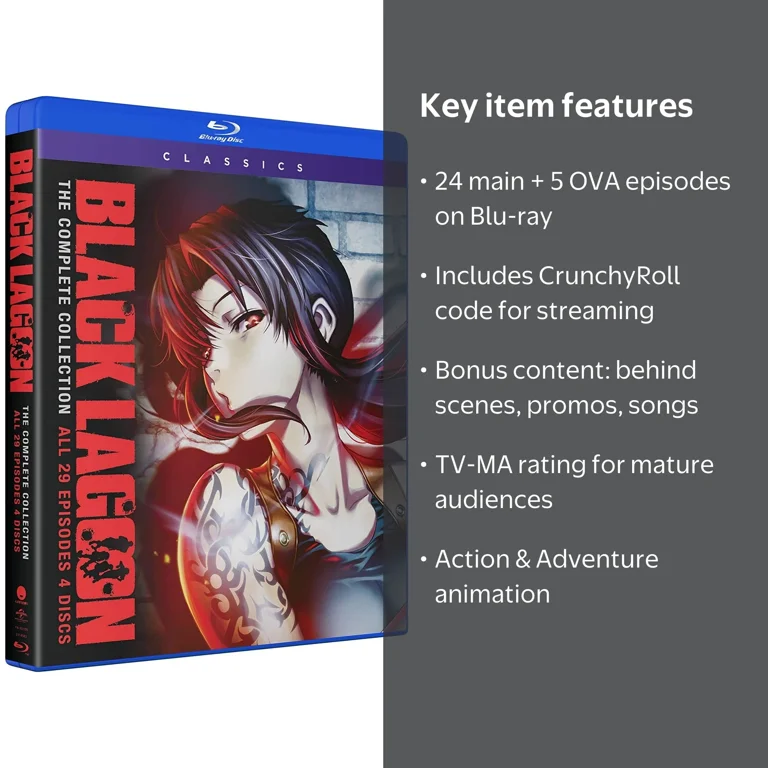 Walmart Exclusive: Black Lagoon Complete Series & Roberta's Blood