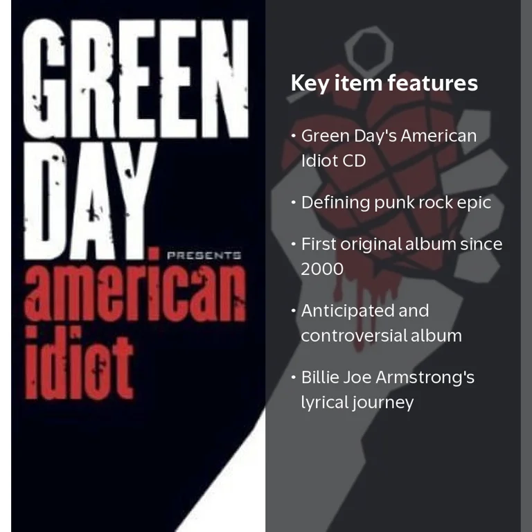 Green Day - American Idiot - Music & Performance - CD - Walmart.com