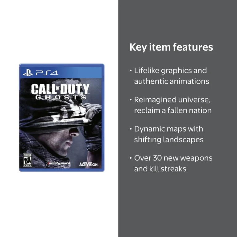 Activision, Call of Duty: Ghosts, 047875846791, PlayStation 4