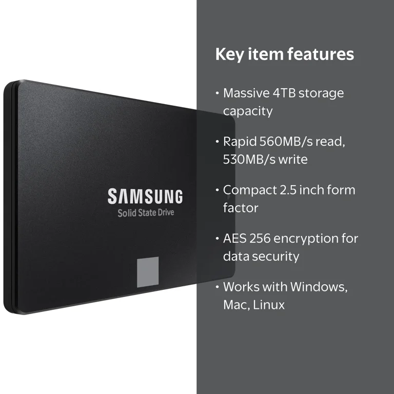 SAMSUNG 4TB Hard Disk 870 EVO Series 2.5