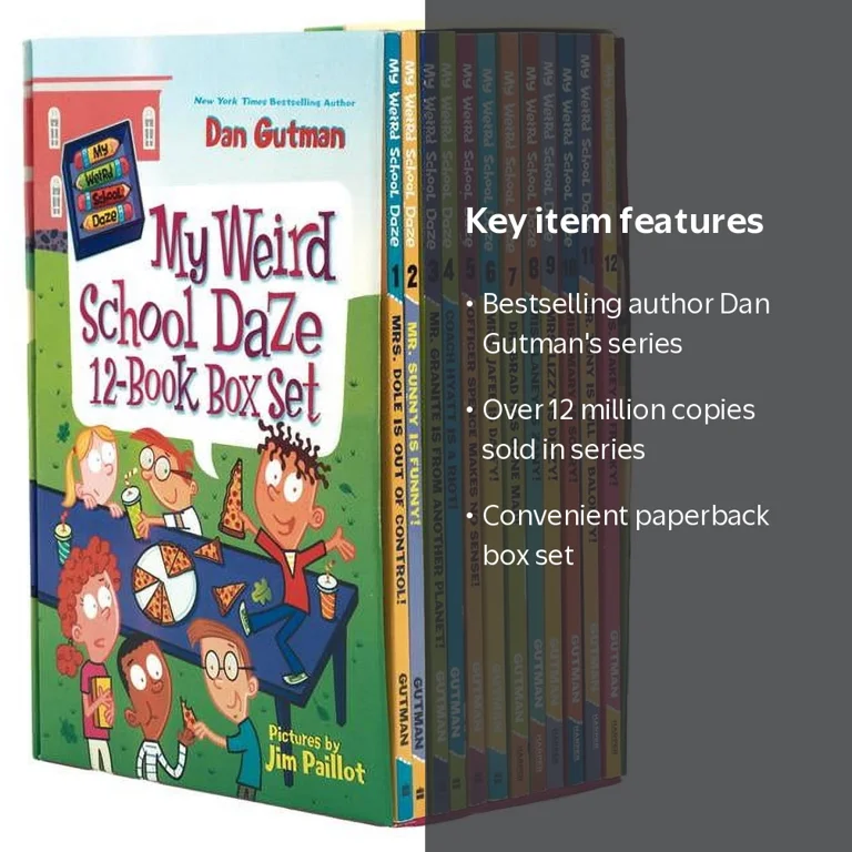 HarperCollins My Weird School Daze 12-Book Set: Kids Chapter Books