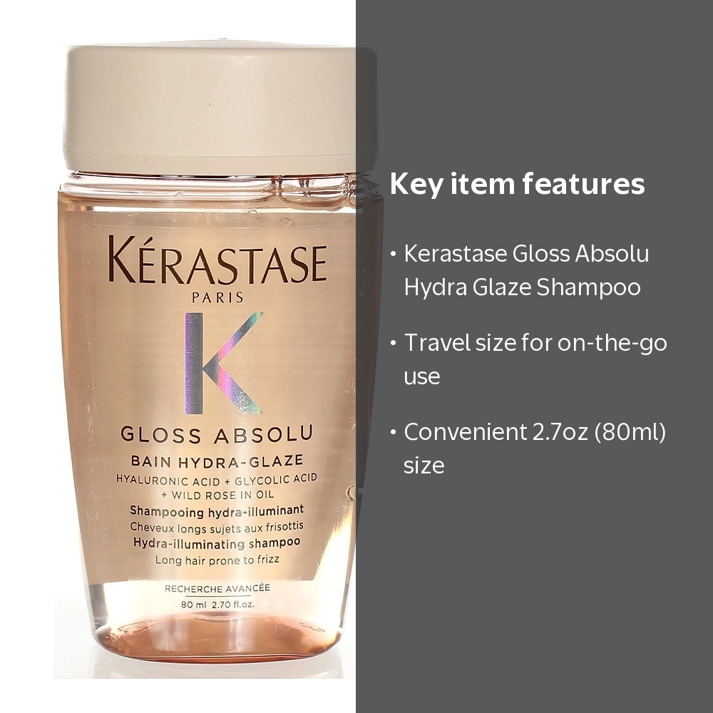 Kérastase Gloss Absolu Bain Hydra-Glaze Shampoo, 2.7 oz - Walmart.com