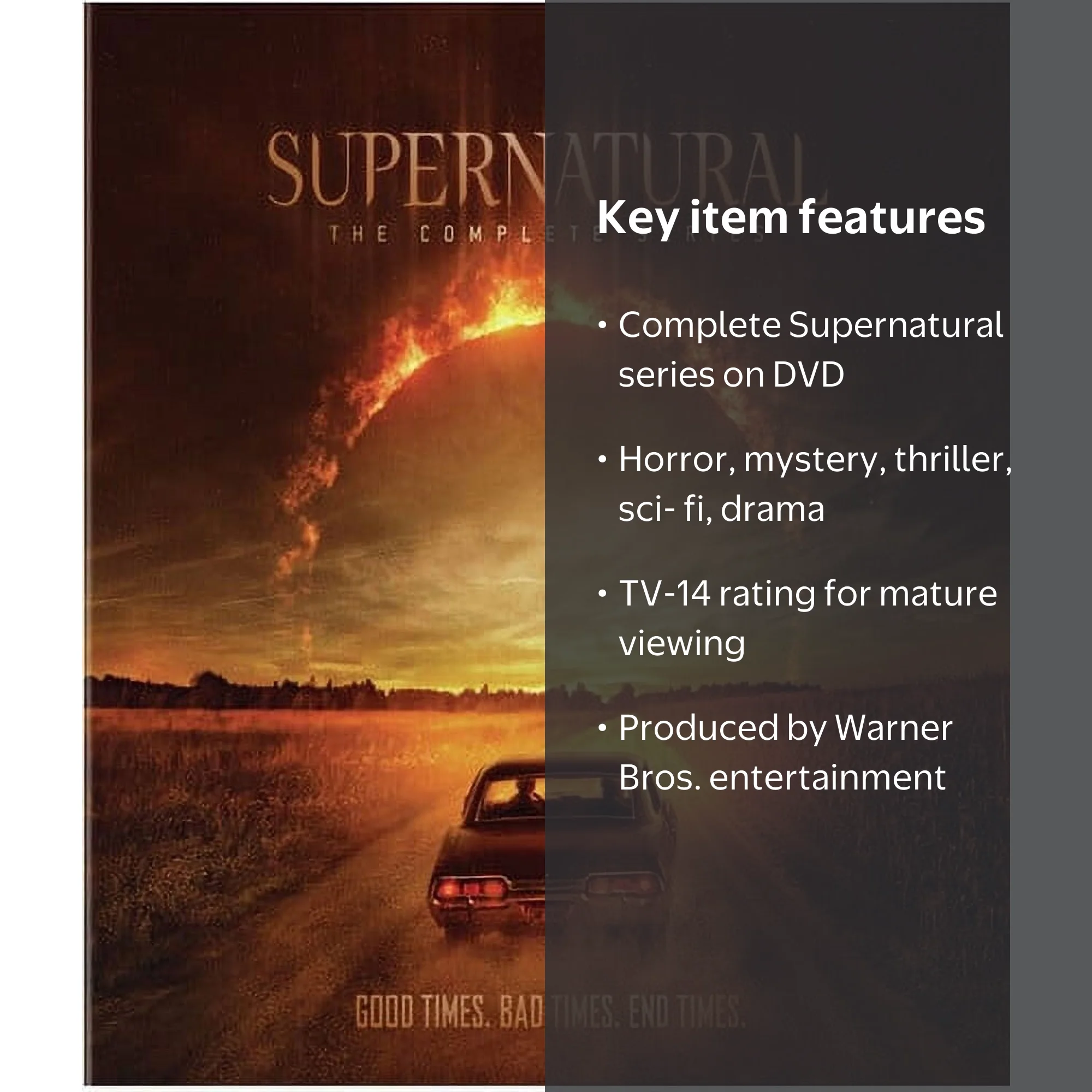 Supernatural: The Complete Series (DVD) - Box Set - Walmart.com