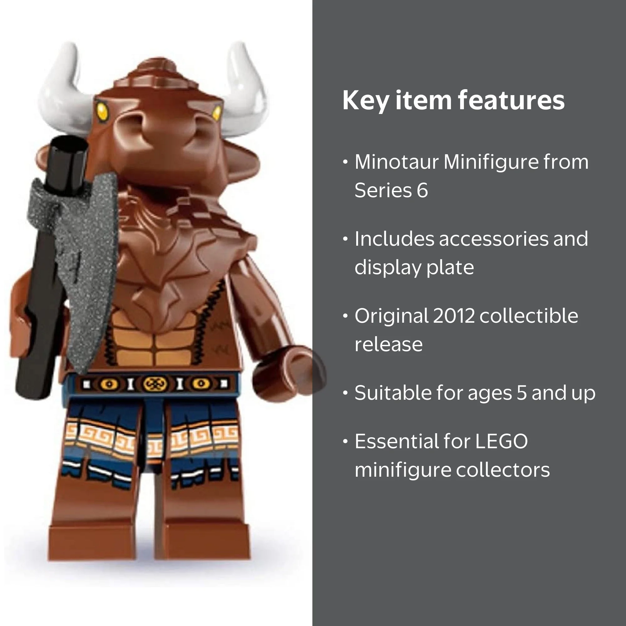 LEGO Collectible Minifigures Series 6 - Minotaur with Accessories