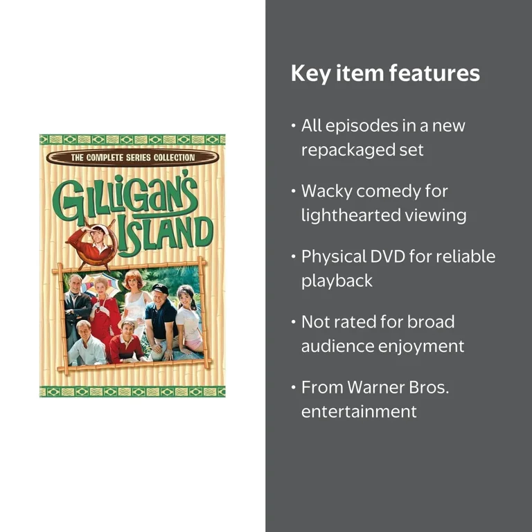 Gilligan's Island: The Complete Series Collection (DVD) - Walmart.com