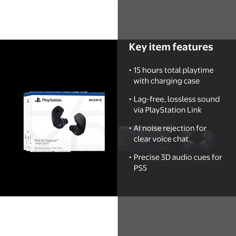 Free Shipping! PlayStation PULSE Explore Wireless Earbuds with