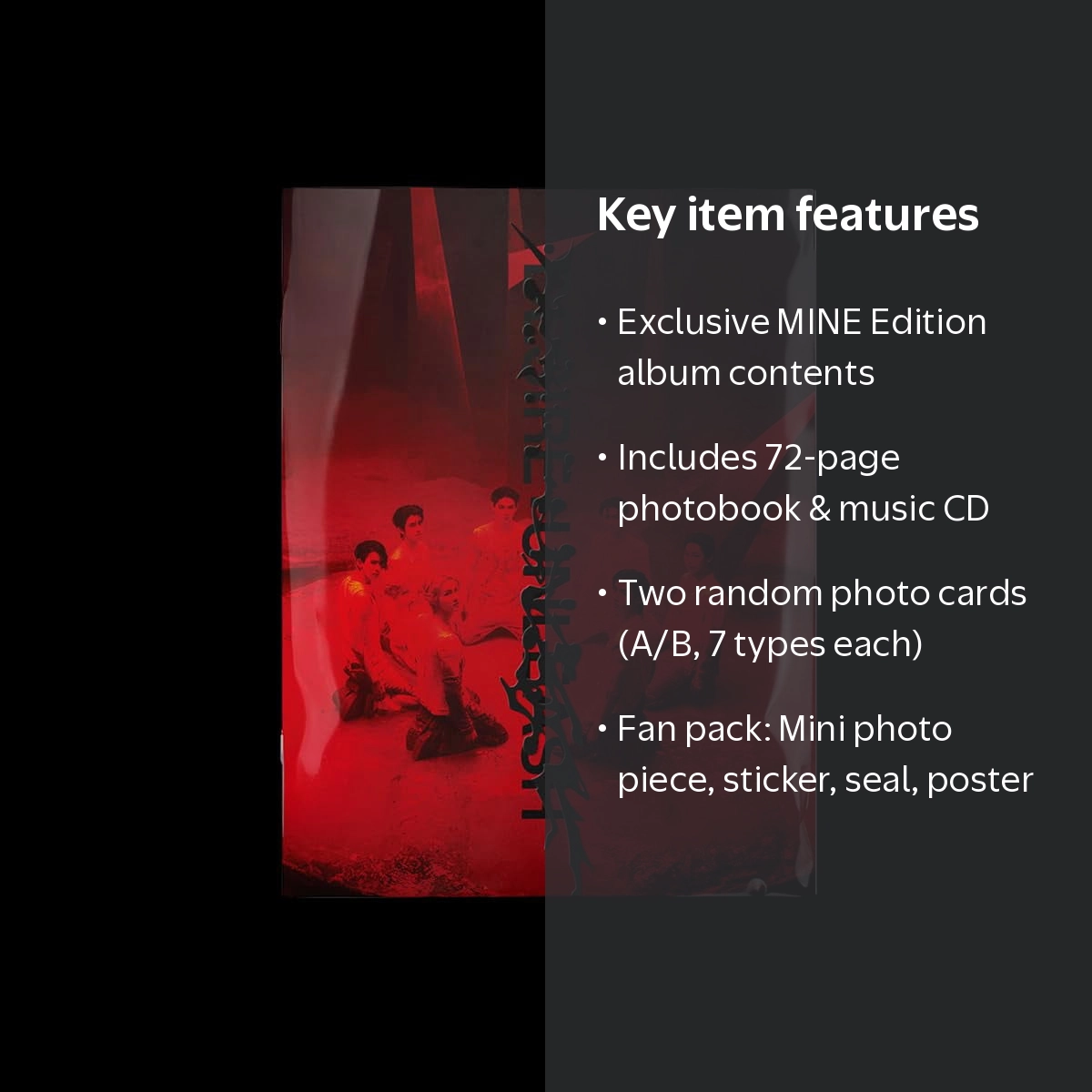 ENHYPEN, DESIRE: UNLEASH 6th Mini Album MINE Version, CD