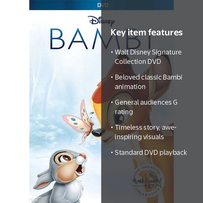 Walt Disney Pictures - Bambi (DVD) Animation - Walmart.com