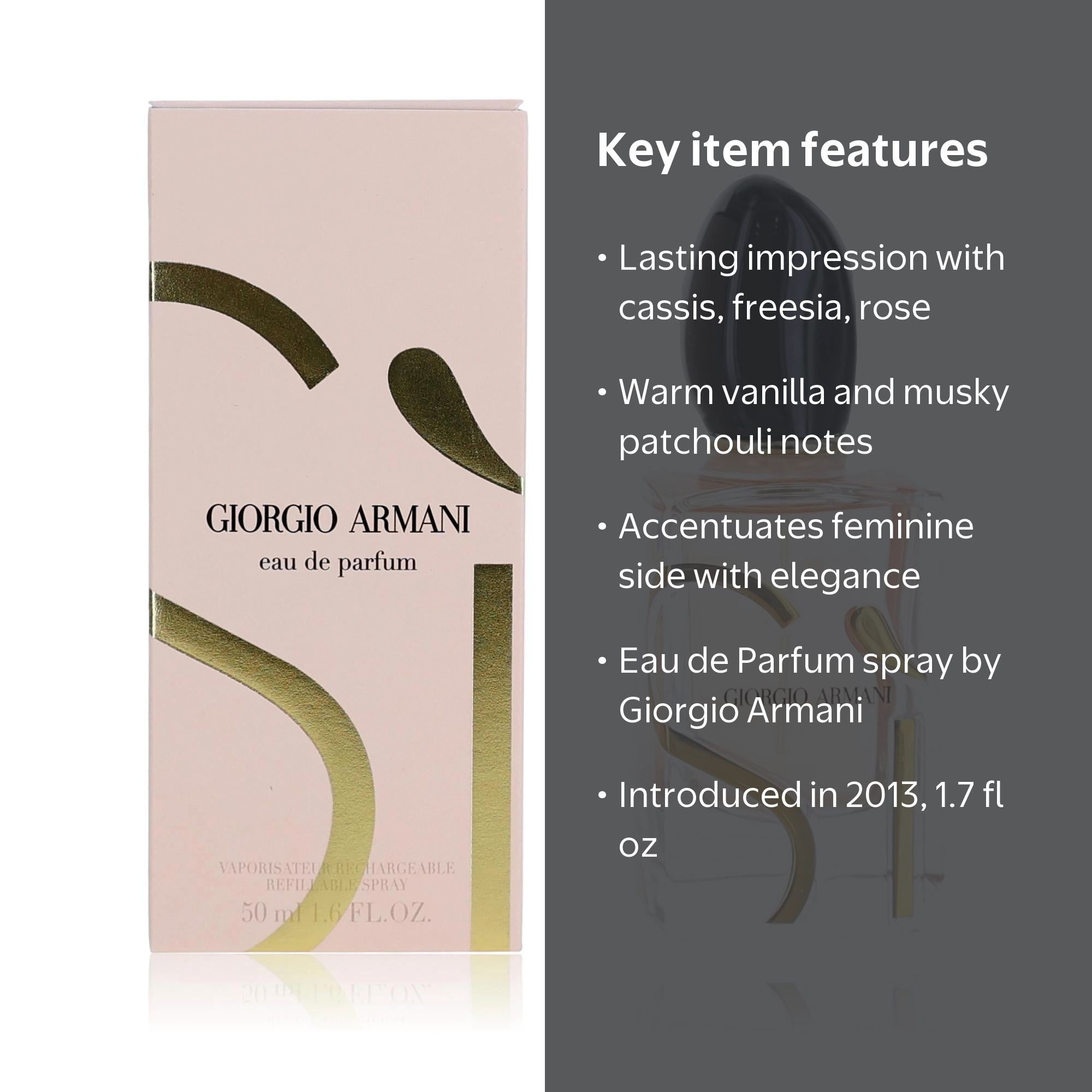 Giorgio Armani, Si 1.7 EDP Spray, 1.7 oz, Women's Fragrance