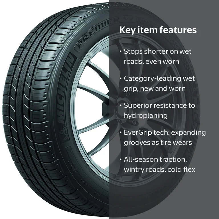 Michelin Premier A/S all-season 195/65R15 91H Tire - Walmart.com