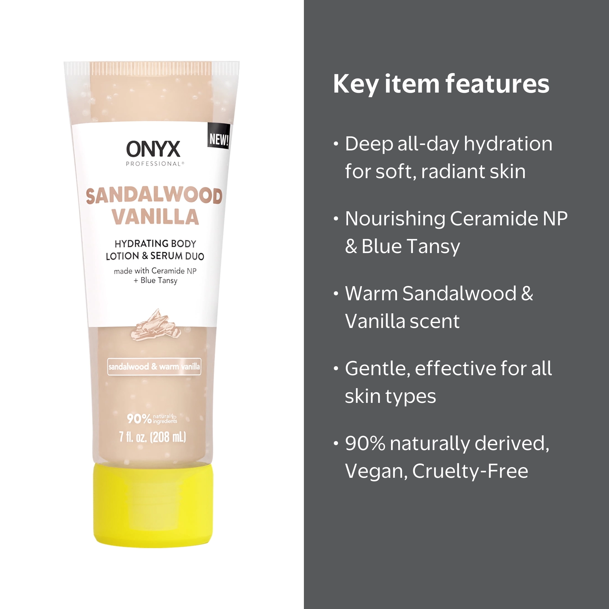 ONYX Professional Body Lotion & Serum with Ceramide NP & Blue