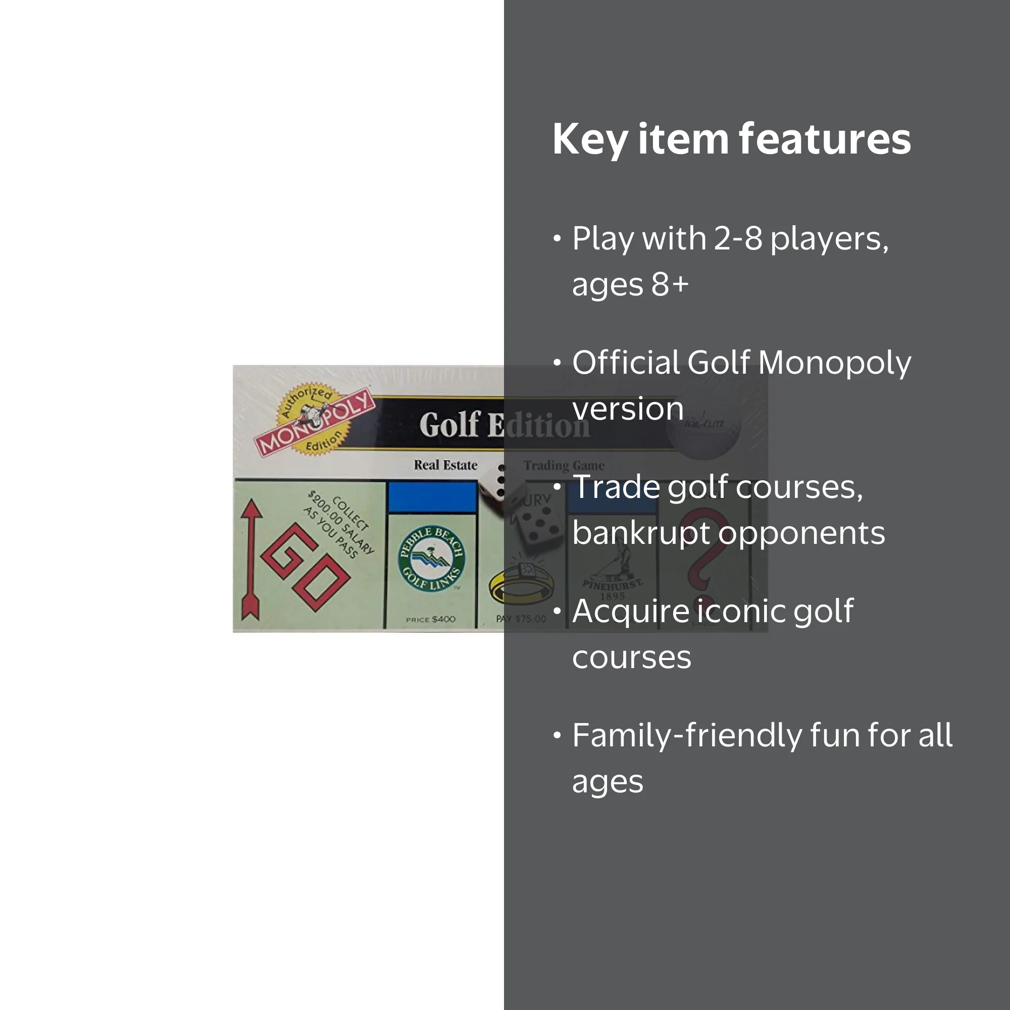 Golf Board Game for Kindergarten Counting and Turn-Taking