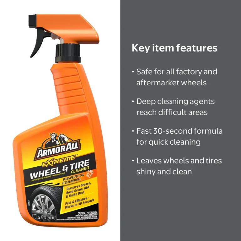 Armor All Extreme Wheel & Tire Cleaner Spray, 24 fl oz - Walmart.com
