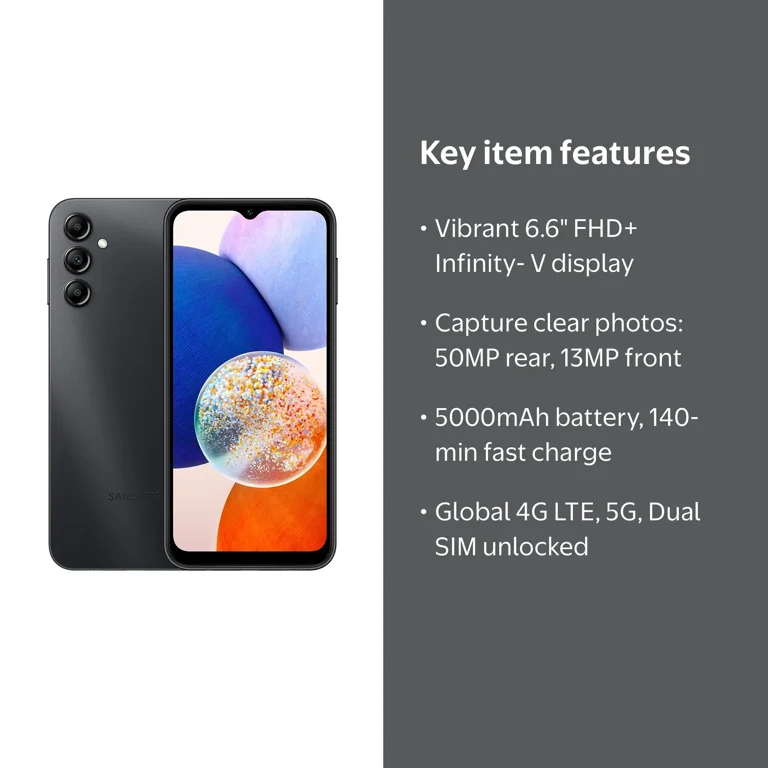 New Samsung Galaxy A14 5G (SAMSUNG PHONE 128GB, 4GB) 6.6