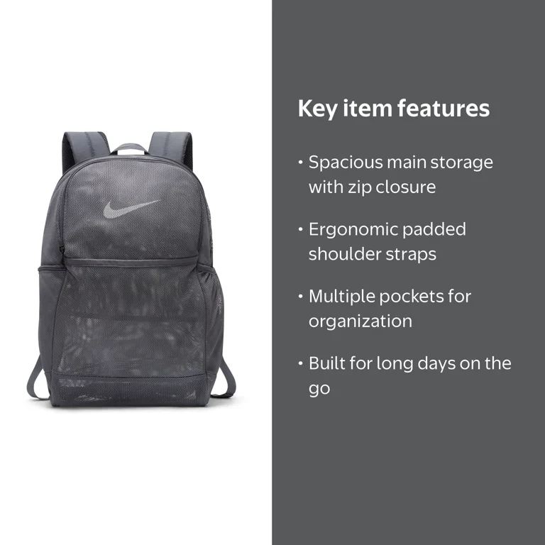 mens nike backpack grey Hayward (26L) (Wolf Grey/Black, One Size) The Nike Varsity Elite Backpack is built for players who need dependable storage Men's Backpacks & Bags.