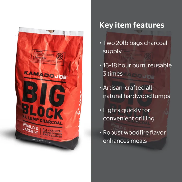 Kamado Joe Big Block All Natural Argentinian Charcoal Briquettes