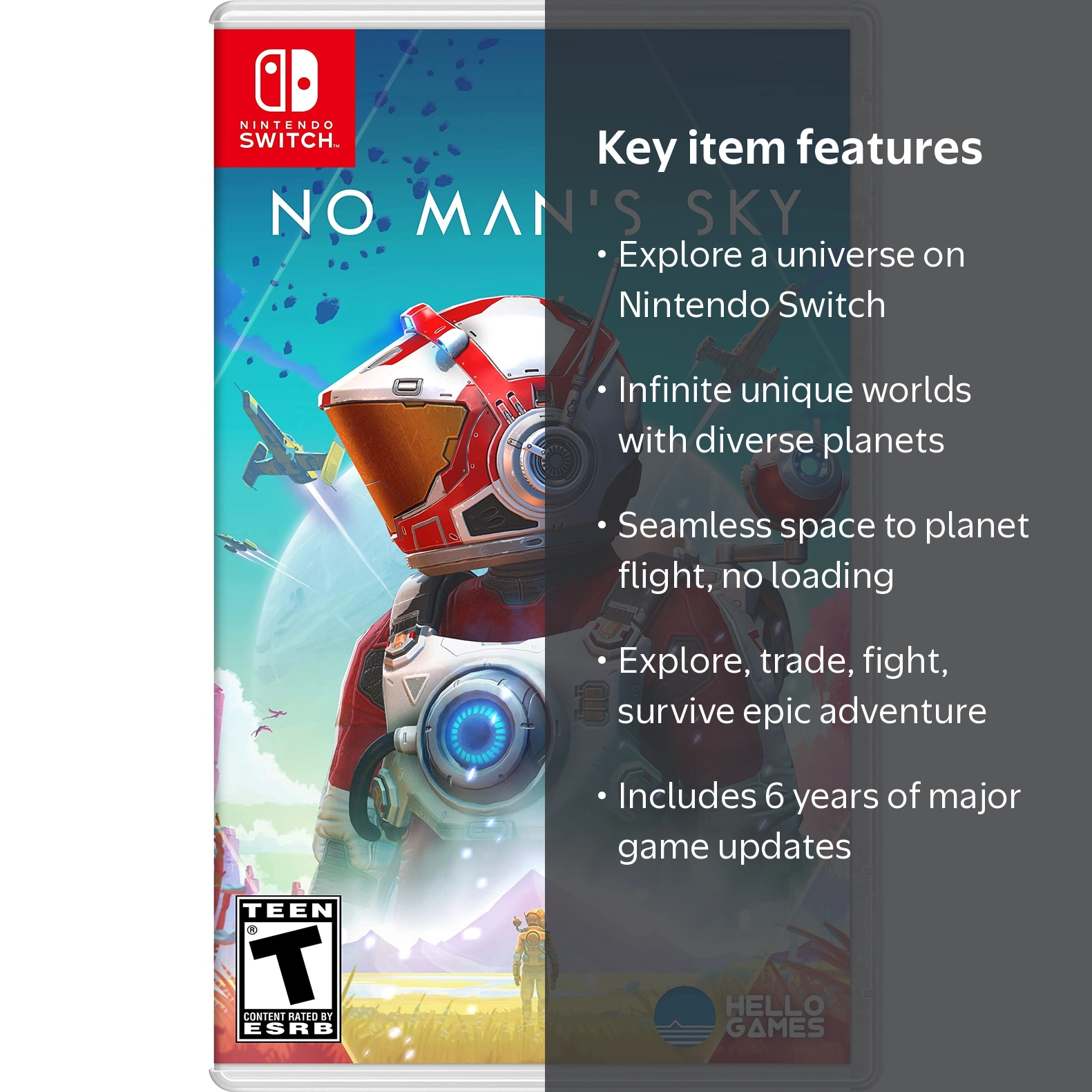 Switch No Man’s Sky No Man's Sky, Nintendo Switch, Galaxy Exploration Game - Walmart.com