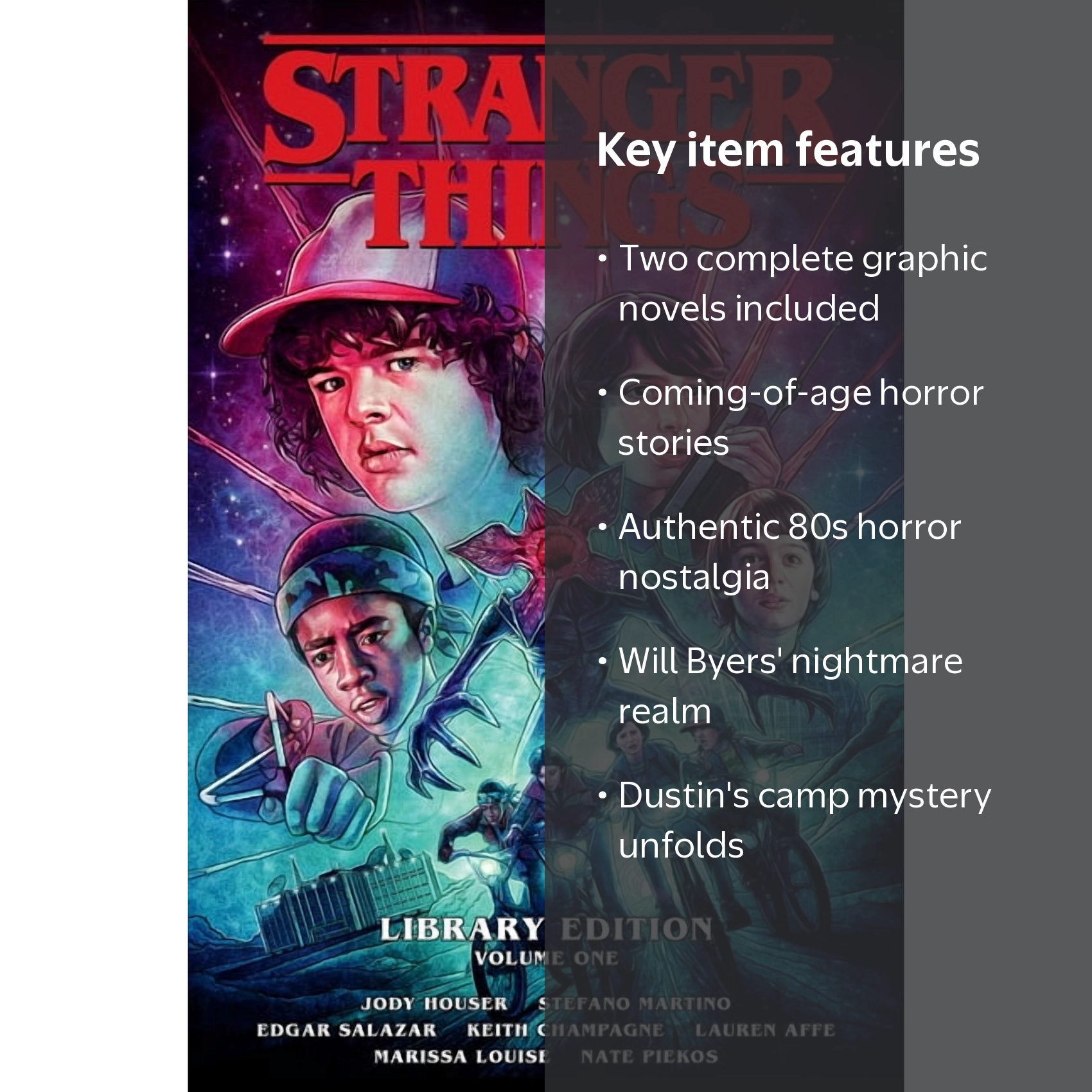 Jody Houser Stranger Things Vol. 1, Library Edition, Hardcover
