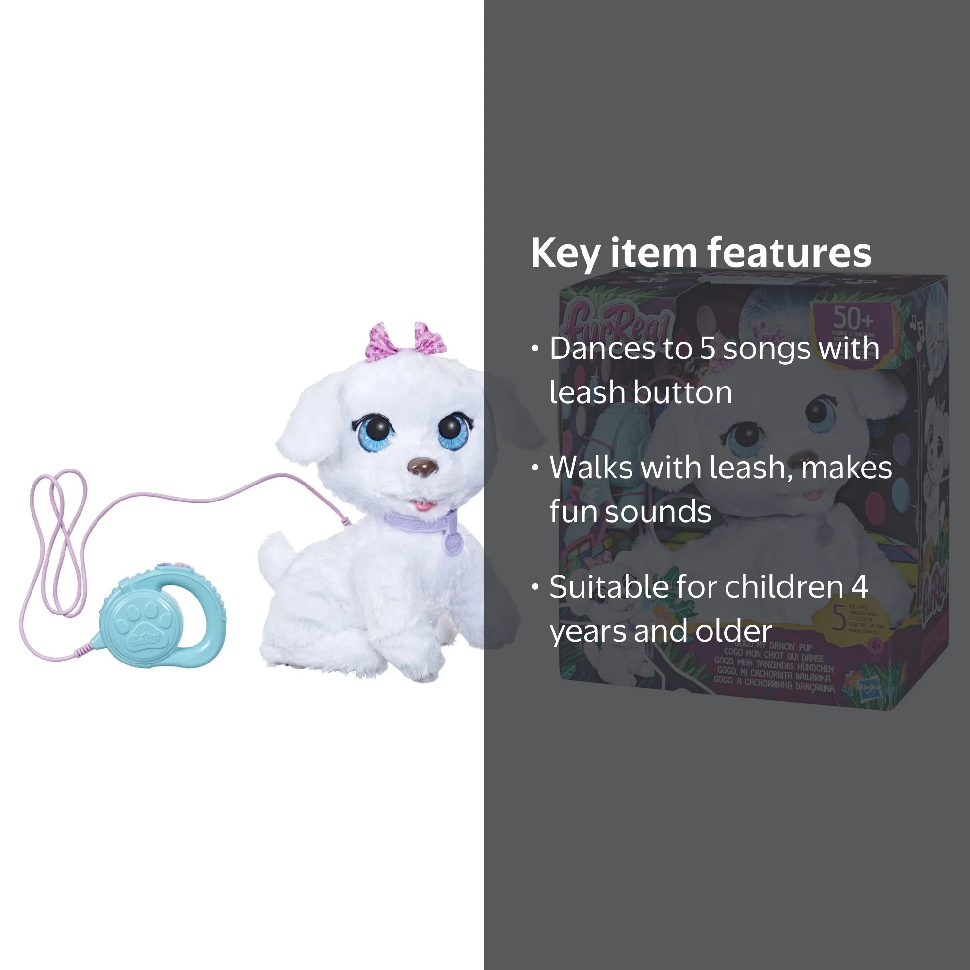 FurReal GoGo Interactive Toy: Dancing Pup with 50+ Sounds