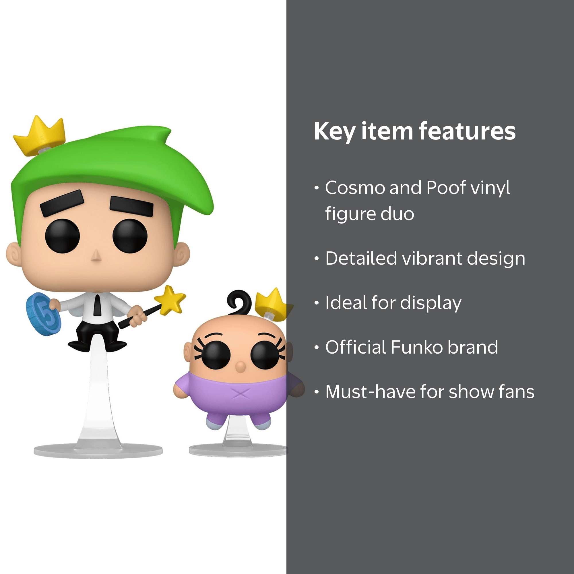 Funko, Vinyl Figure, Cosmo & Poof with Collectible Buddy #1691