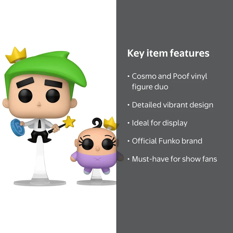 Funko, Vinyl Figure, Cosmo & Poof with Collectible Buddy #1691