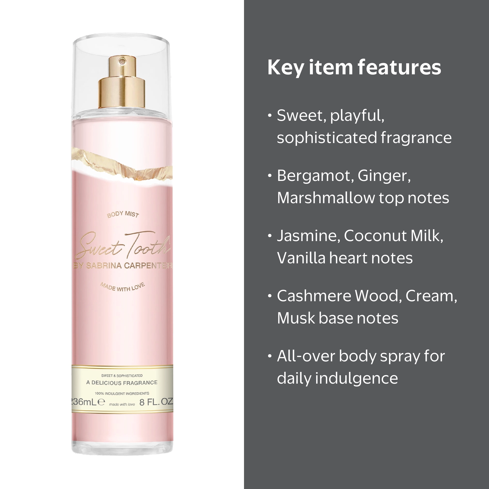 Sabrina Carpenter Sweet Tooth Body Spray and Perfume - Walmart.com