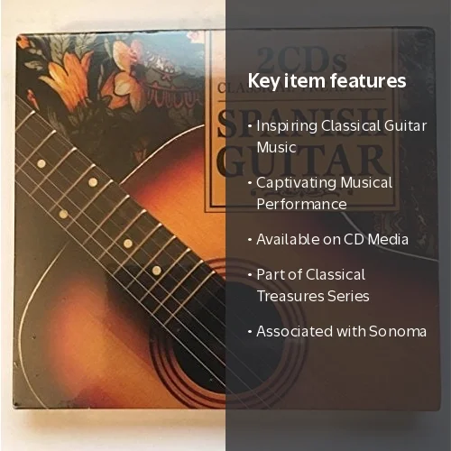 Sonoma, Classical Treasures Spanish Guitar CD, Music & Performance