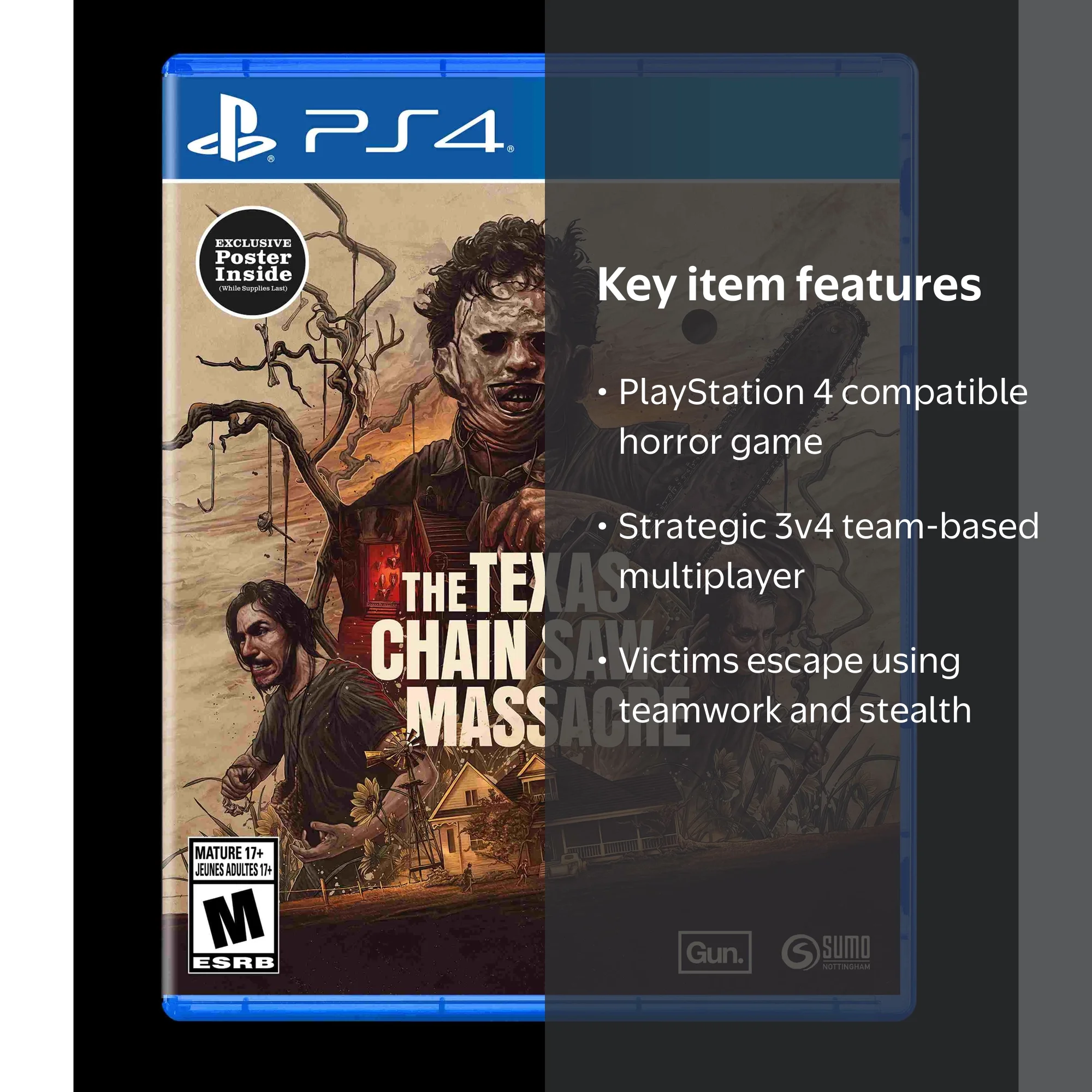 The Texas Chainsaw Massacre Horror Game for PlayStation 4