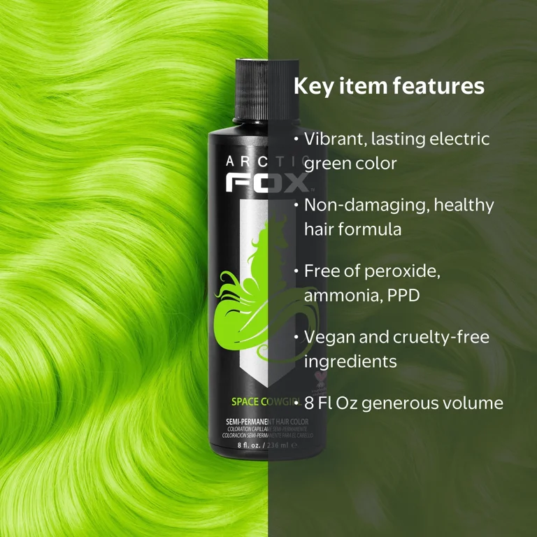 Arctic Fox Semi-Permanent Hair Dye, Vegan, Cruelty-Free, Space