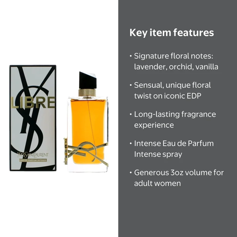 Yves Saint Laurent Libre Intense EDP Spray, Women's Perfume, 3 oz