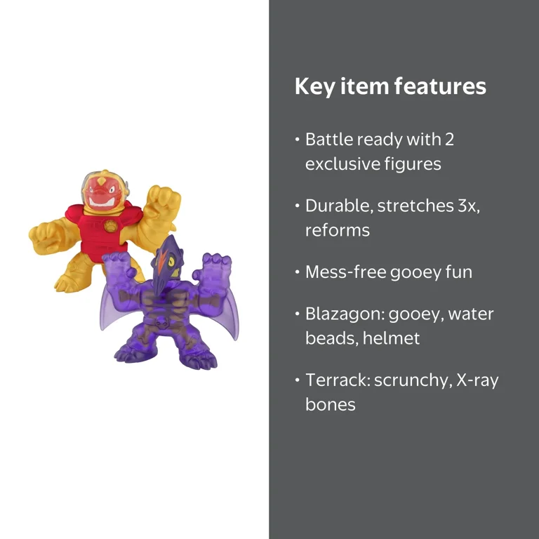 Heroes of Goo Jit Zu Galaxy Attack Toys - Sun Fire Blazagon vs