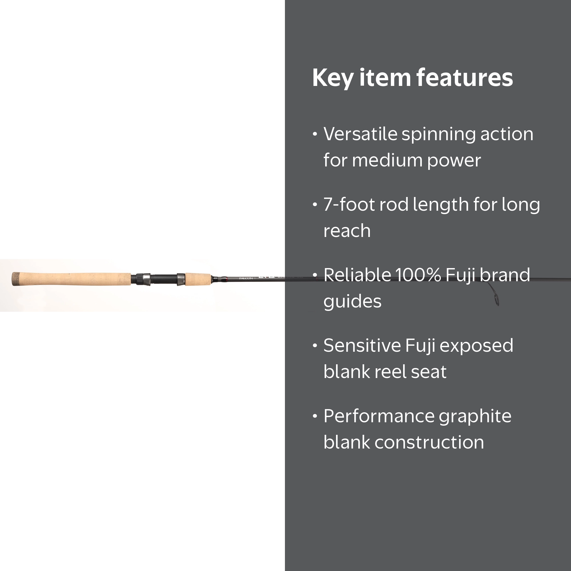 Falcon Rods Evo 7' Medium Spinning Fishing Rod - Walmart.com