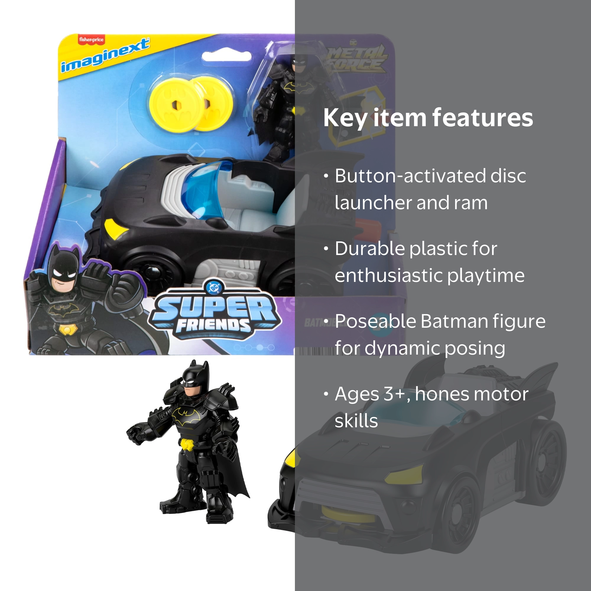 超希少品　Funko Batman & Batmobile セット Amazon.com: Funko Pop! Ride Super Deluxe: The Batman - Batman and