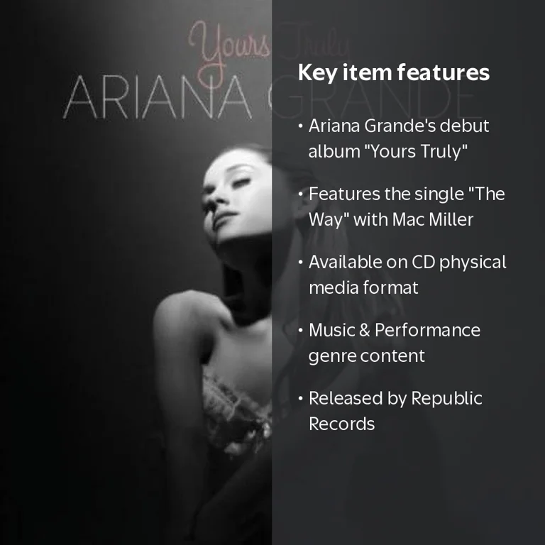 UMGD, Music & Performance, Yours Truly CD, Ariana Grande - Walmart.com