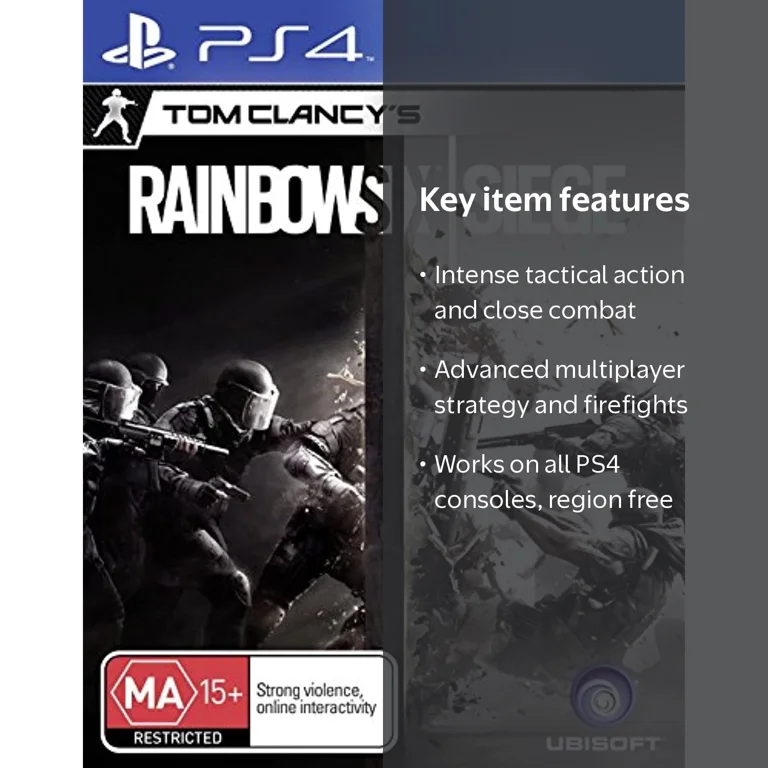 Tom Clancy's Rainbow Six Siege PS4 Playstation 4 - Walmart.com