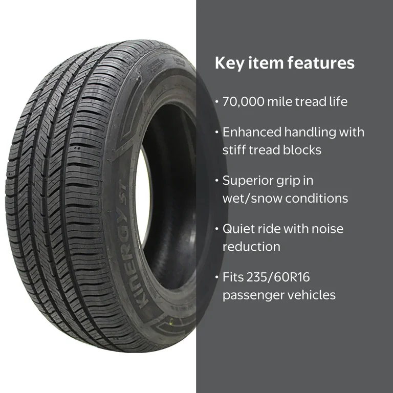 Hankook Kinergy ST (H735) All Season 235/60R16 100T Passenger Tire