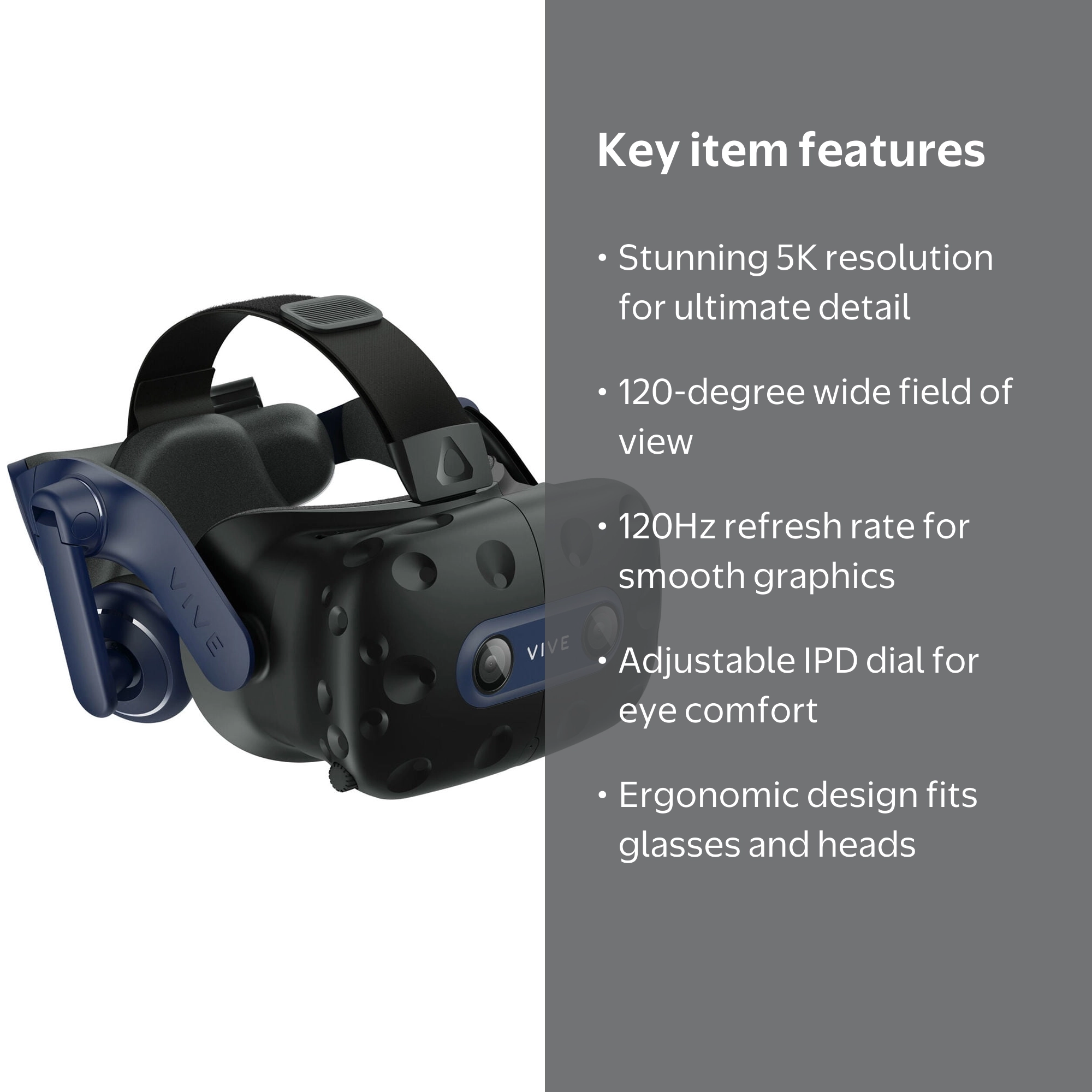 HTC VIVE Pro2 VRヘッドセット VIVE Pro 2 Headset - High-Resolution Virtual Reality for PC
