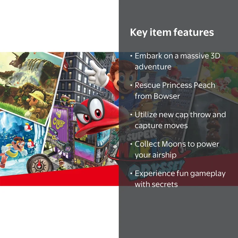 Super Mario: Odyssey - Nintendo Switch [Digital] - Walmart.com