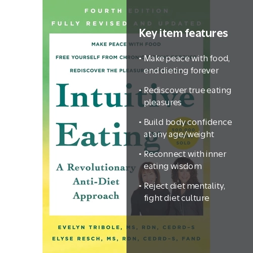 洋書 INTUITIVE EATING Intuitive Eating, 4th Edition: A