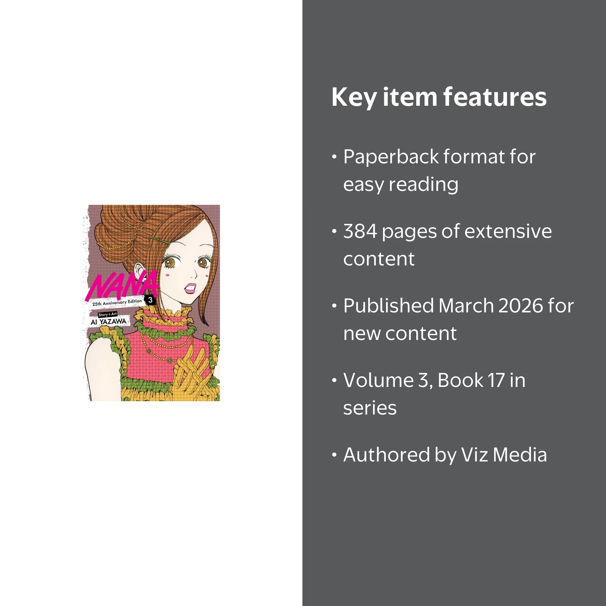 Nana 25th Anniversary Edition Nana 25th Anniversary Edition, Vol