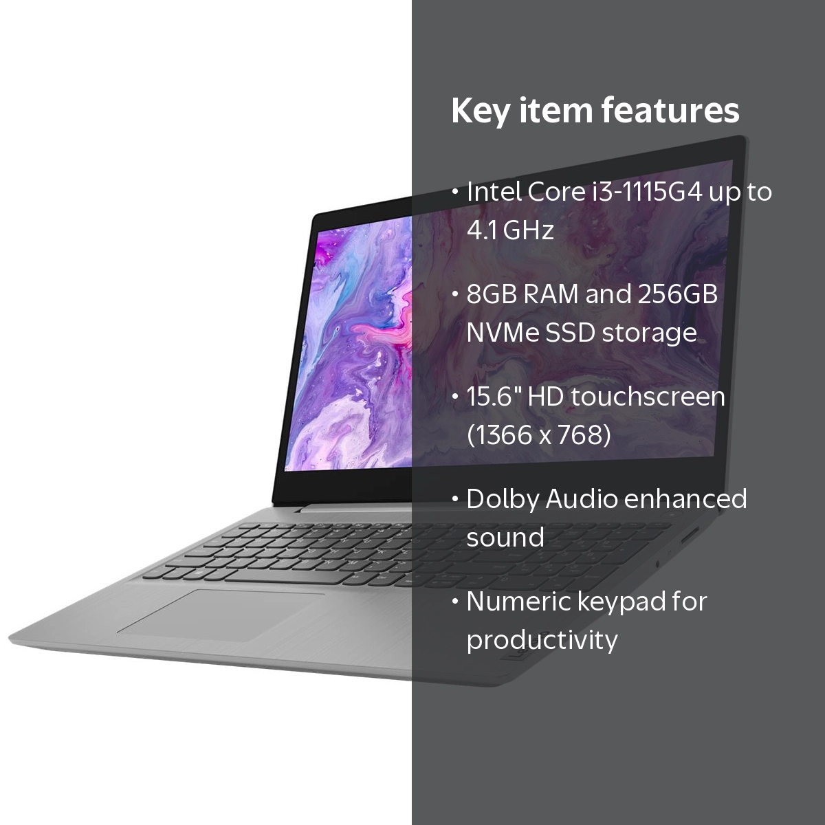 Lenovo IdeaPad 3 Laptop - 15.6