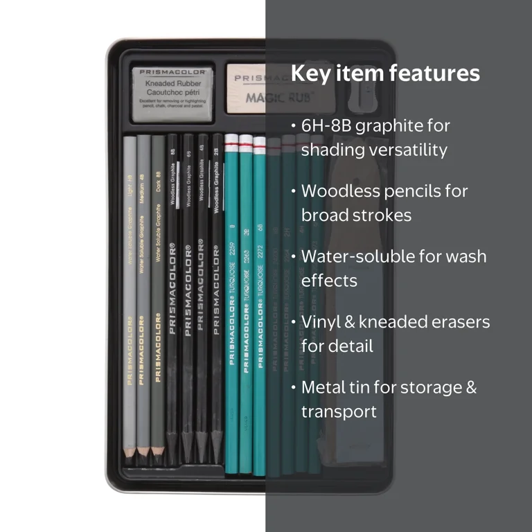 Prismacolor Graphite Drawing Set - Walmart.com
