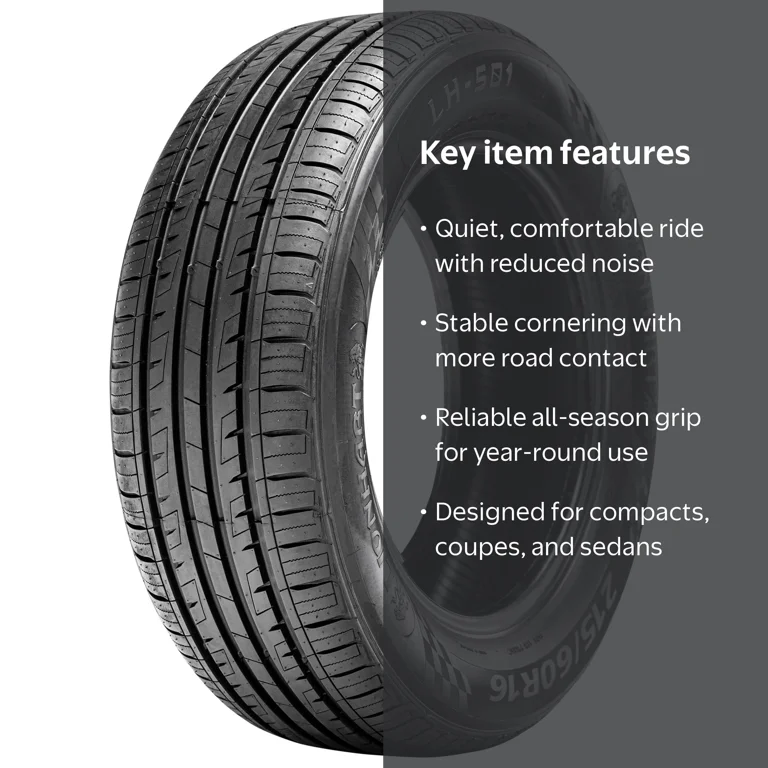 Lionhart LH-501 All Season 215/60R16 95V Passenger Tire - Walmart.com