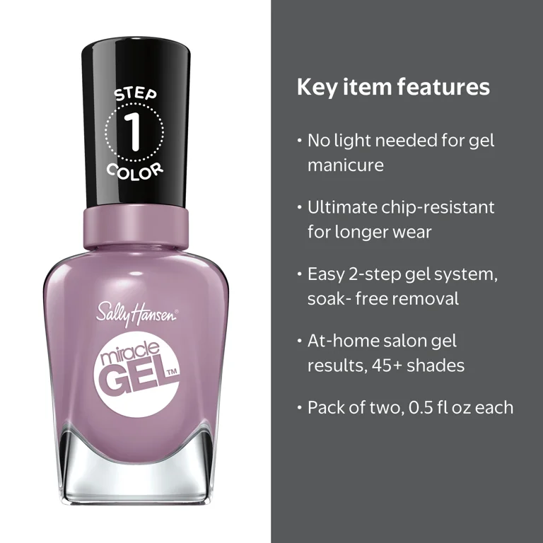 Miracle Gel Nail Color Street Flair Pack of 2 - Walmart.com
