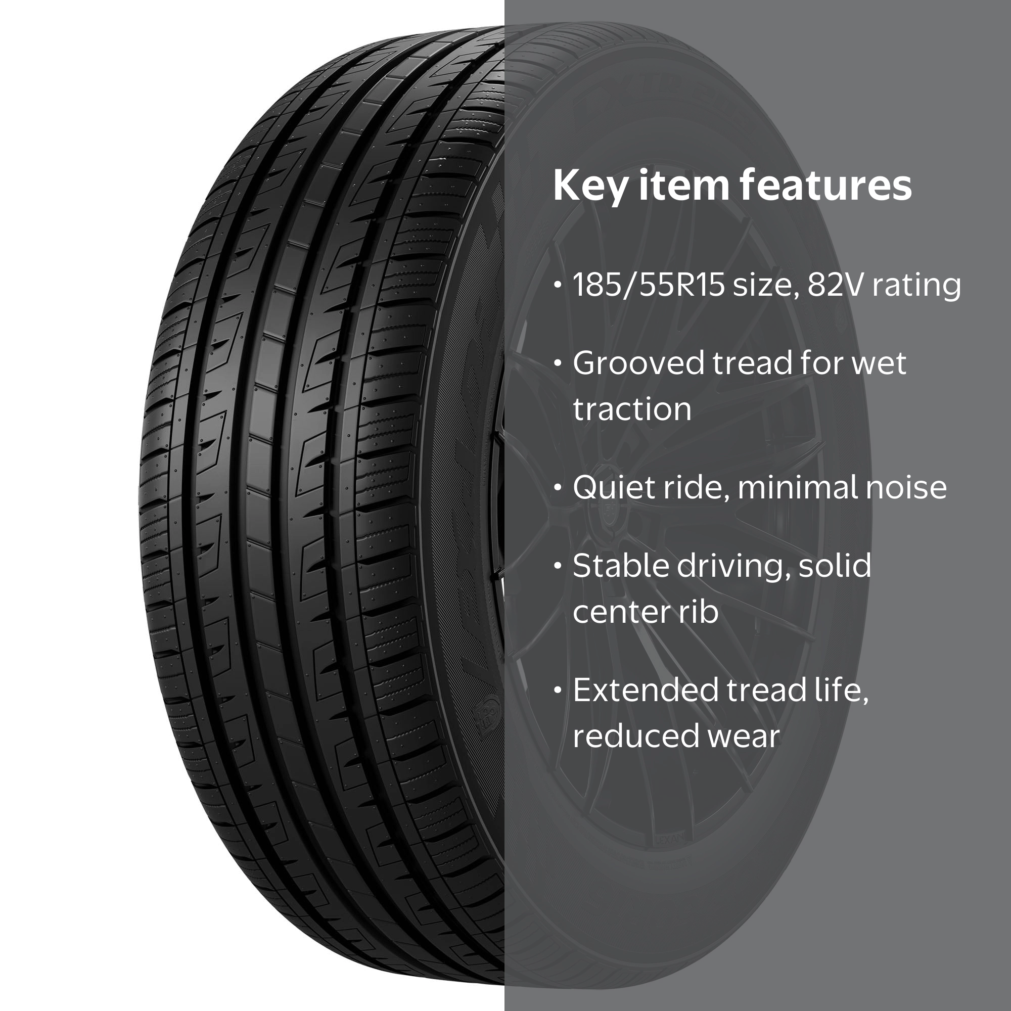 Lexani LXTR-203 All Season 185/55R15 82V Passenger Tire - Walmart.com