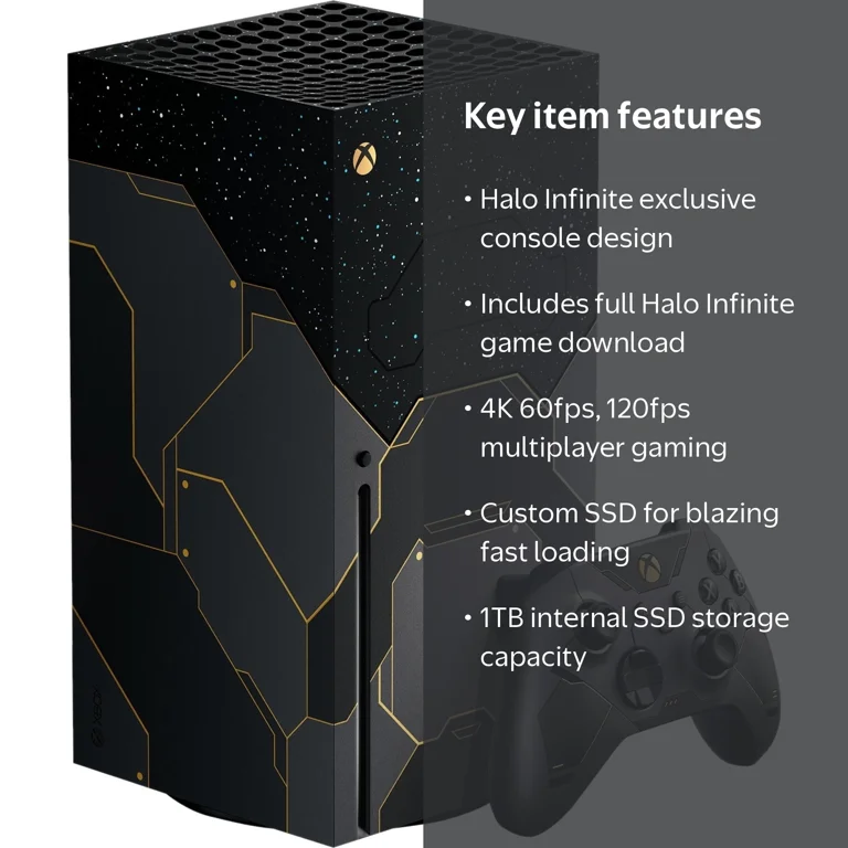 Xbox, Video Game Console, Halo Infinite Limited Edition, 4K