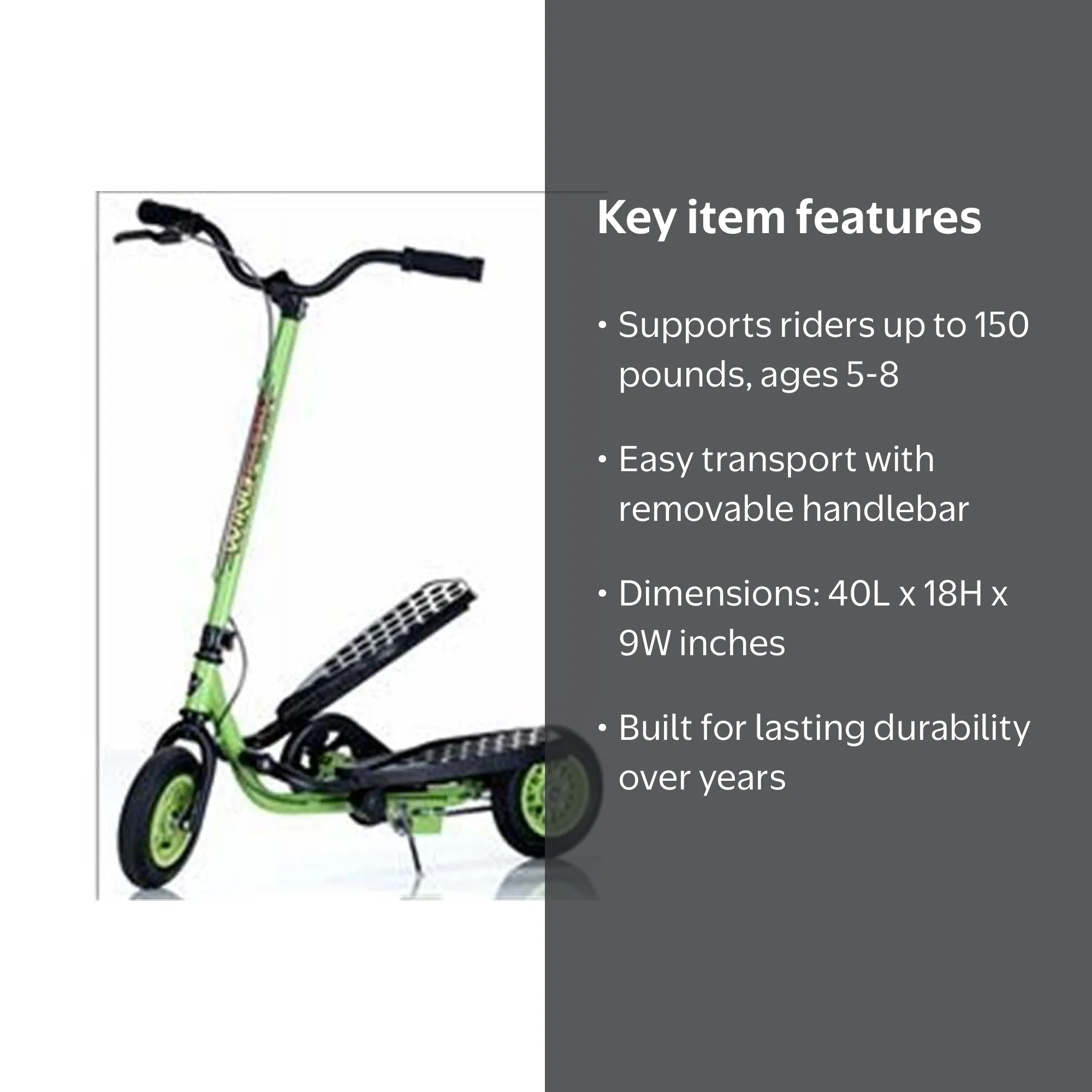 ★中古良品 SCOOTER DAYLIFE VERNIER 155cm 2018 Zike Z100-6415 Green Scooter - Walmart.com