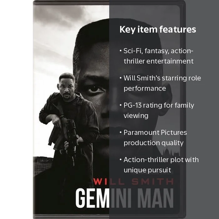 Paramount's Gemini Man (DVD) - Sci-Fi & Fantasy Action Movie